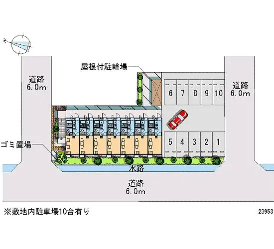 ★手数料０円★福岡市西区泉１丁目　月極駐車場（LP）